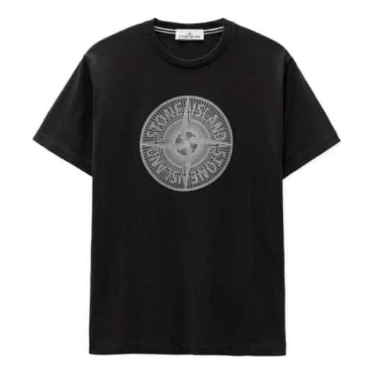 STONE ISLAND Logo T-shirt 'Black' 79152NS92-V0029