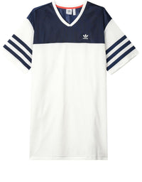 (WMNS) adidas Basketball Shirt Dress Asia Sizing 'White Blue' IS2348