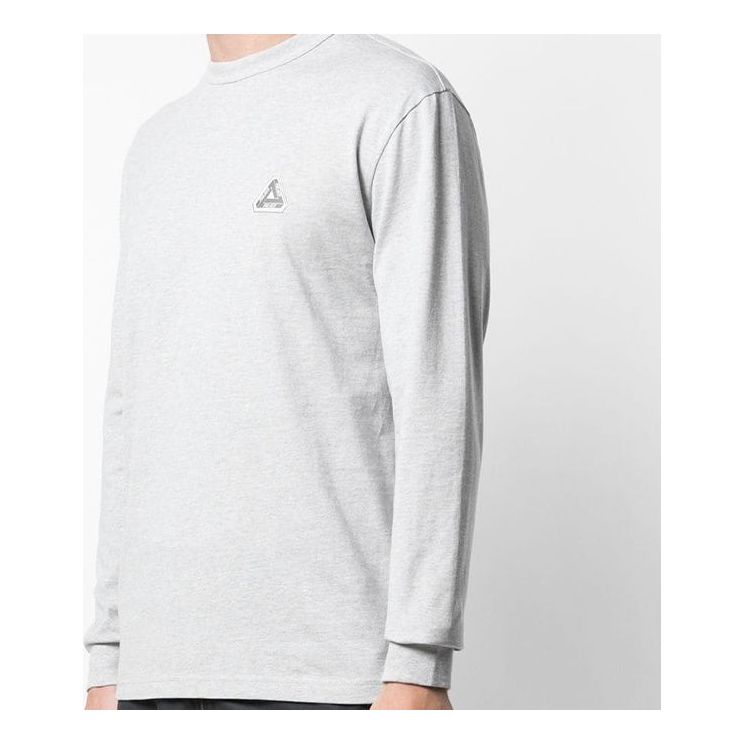 PALACE Sofar Classic Logo Long Sleeves Unisex Gray P17LS026T