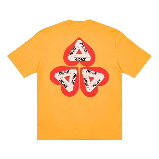 PALACE Heart Shape Tri-FERg Pattern Short Sleeve Unisex Yellow P20TS112
