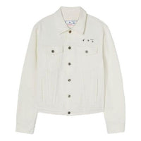 Off-White SS22 Logo Shirt Denim Jacket Version White OMYE079C99DEN0010110