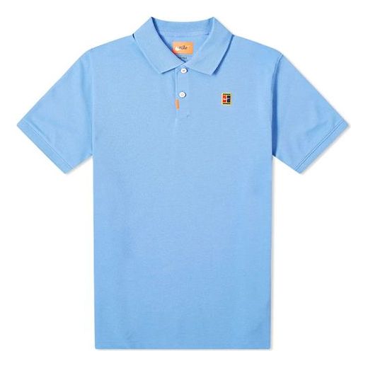Men's Nike Dri-FIT Light Blue Polo Shirt BQ4461-478