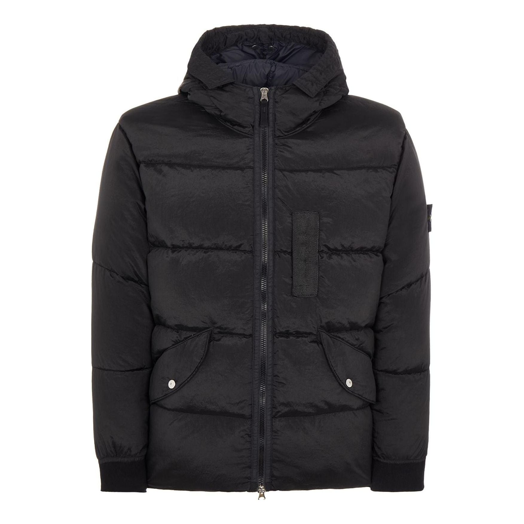 STONE ISLAND Nylon Metal Hooded Down Jacket 'Black' 771543619-V0029