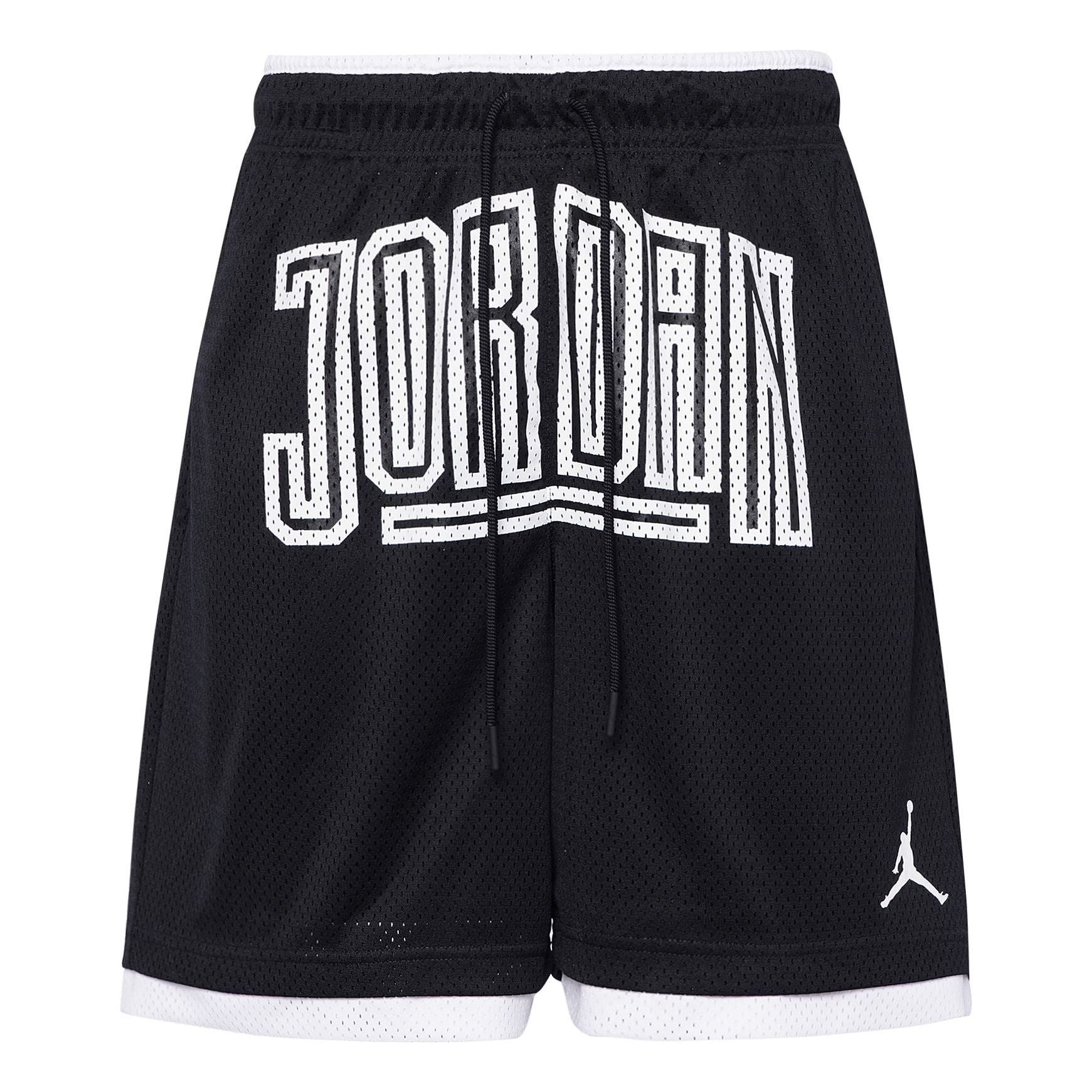 Men's Jordan Sport Dna Contrasting Colors Logo Mesh Breathable Sports Shorts Black DA7207-010