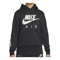 Nike Alphabet Kangaroo  Hoodie Men's Black DM5203-010