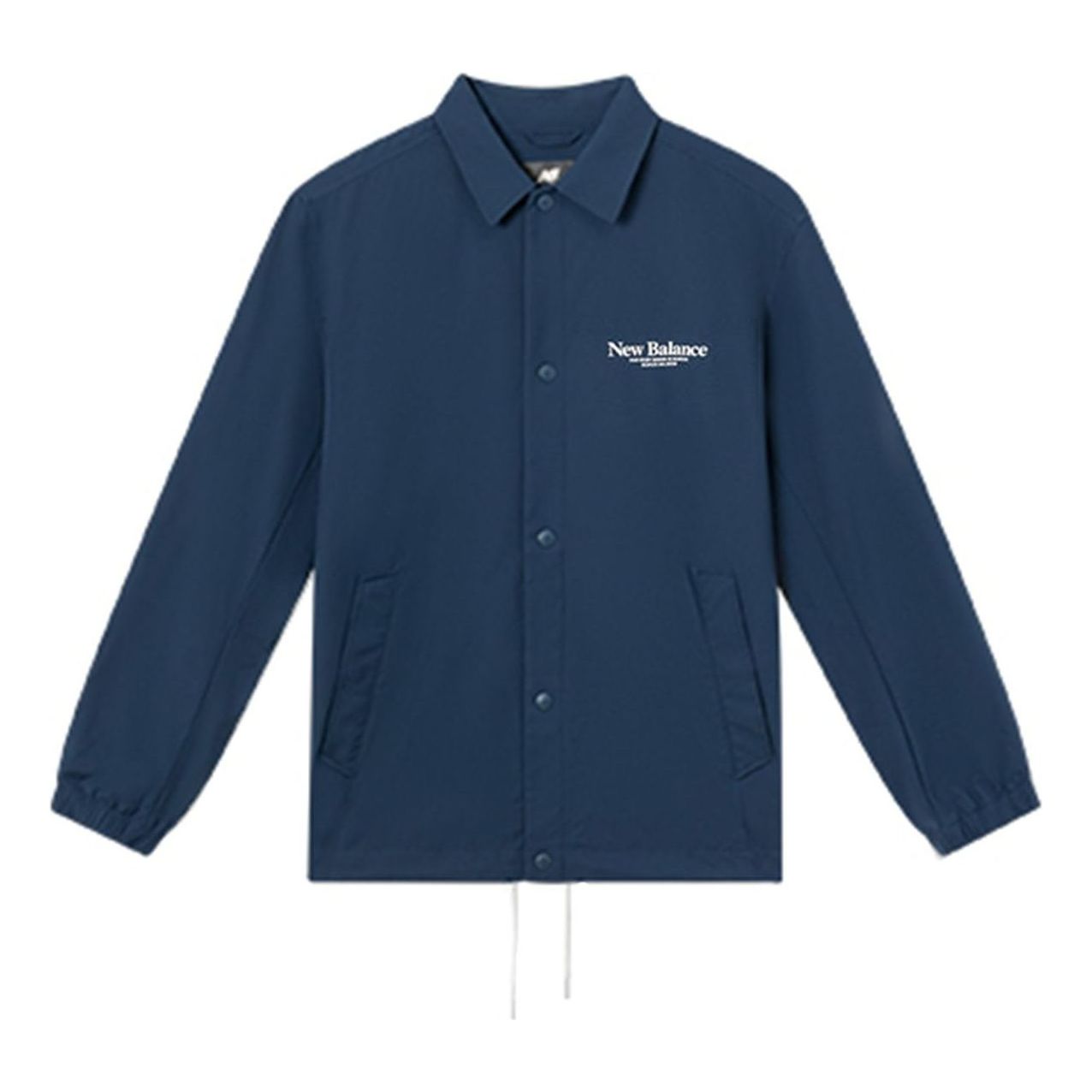 New Balance Lifestyle Coat Asia Sizing 'Blue White' 5AD24183-NV