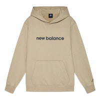 New Balance Logo Print Hoodie Asia Sizing 'Beige' AMT21361-MS