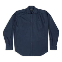 Balenciaga Cocoon Shirt 'Navy Blue' 725367TNM158065