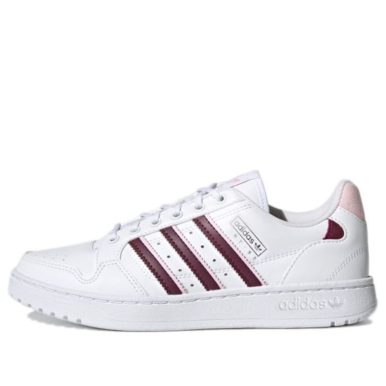 (WMNS) adidas Originals NY 90 Stripes 'White Red Pink' H03100
