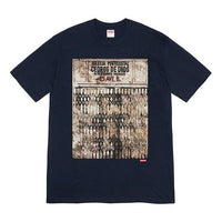 Supreme FW19 Week 12 x Martin Wong Iglesia Pentecostal Navy Tee SUP-FW19-1066