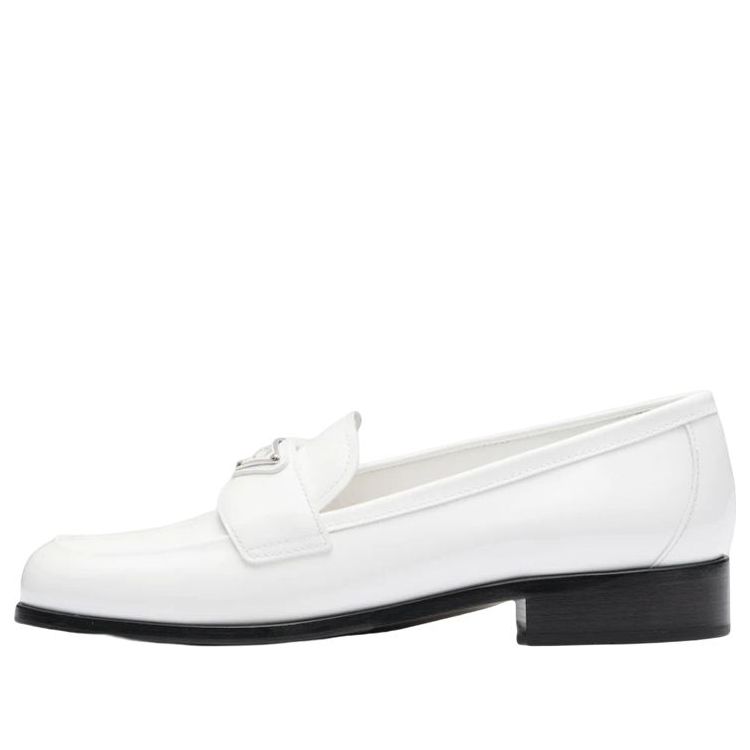 (WMNS) PRADA Patent Leather Loafers 'White' 1D902M_069_F0009_F_025