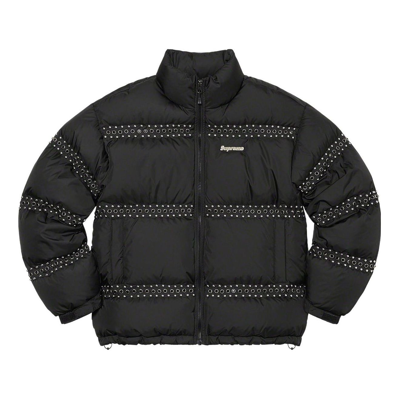 Supreme x BB Simon Studded Puffer Jacket 'Black White' SUP-SS22-116