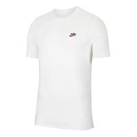 Nike Sportswear Heritage Small Logo Solid Color Short Sleeve White CK2384-133