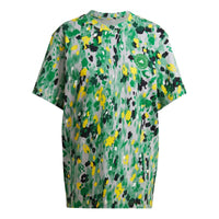 (WMNS) adidas by Stella McCartney Graphic T-Shirt Asia Sizing 'Green White' HI6066