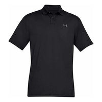 Men's Under Armour Performance Polo 2.0 Golf Sports Breathable Short Sleeve Polo Shirt Black 1342080-001