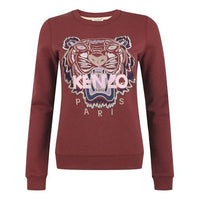 (WMNS) KENZO SS21 Tiger Head Printing Long Sleeves Hoodie Red F862SW7054XA-88