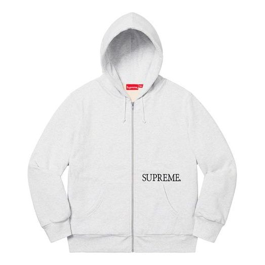 Supreme FW19 Week 17 Thermal Zip Up Hooded Sweatshirt SUP-FW19-10951