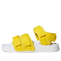 (WMNS) adidas originals Adilette 2.0 'Yellow White' CQ2673