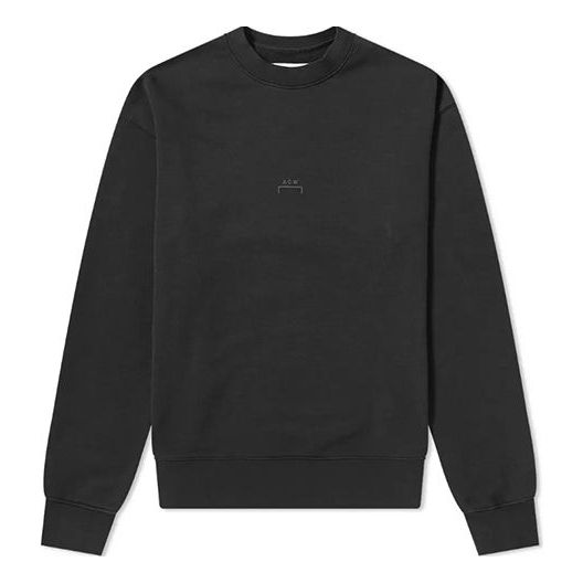 A-COLD-WALL* Logo Crew Sweat Sweatshirt Unisex Black ACWMW001WHL-BK