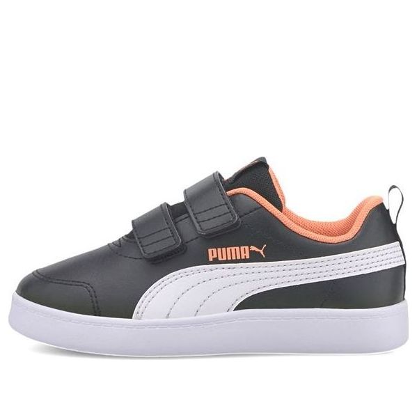 (PS) PUMA Courtflex v2 V 'Black White' 371543-09