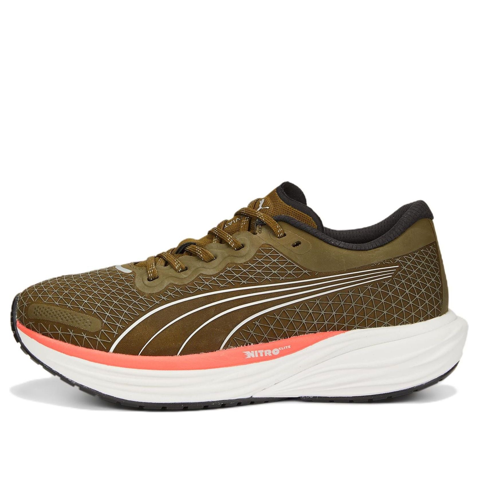 PUMA Deviate Nitro 2 Winterised 'Deep Olive-Salmon' 376856-02