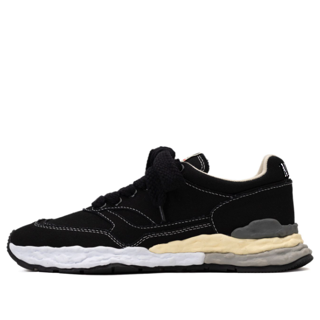 Maison MIHARA YASUHIRO GEORGE OG Sole Canvas Low-top Sneaker 'Black' A10FW703-BLK