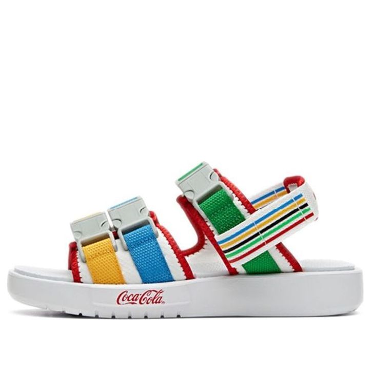 (WMNS) ANTA x Coca Cola Beach Sandals 'Multi-Color' 922036901-5
