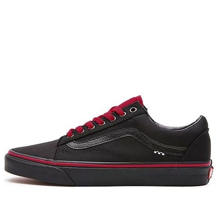 Vans Customs Old Skool Skate 'Black Red' VN0A3CST017