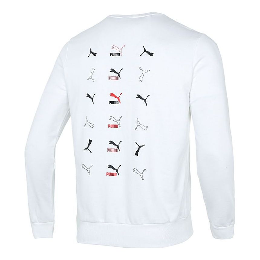 PUMA Classics Graphic Long Sleeve T-Shirt 'White' 533144-02