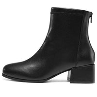 (WMNS) Skechers Blocked Boots 'Black' 167346-BBK
