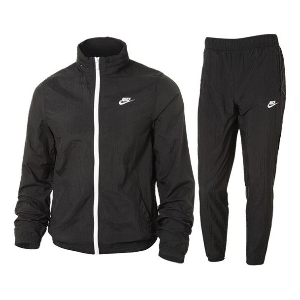 Nike Sportswear Tracksuit M 'Black White' DM6848-010