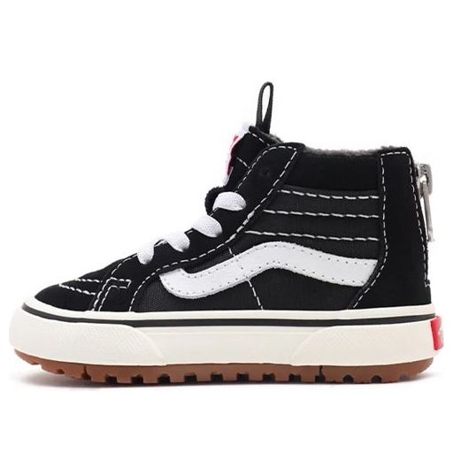 Vans Toddler SK8-HI Zip Mte-1 Sneakers Black/White TD VN0A5HZ36BT