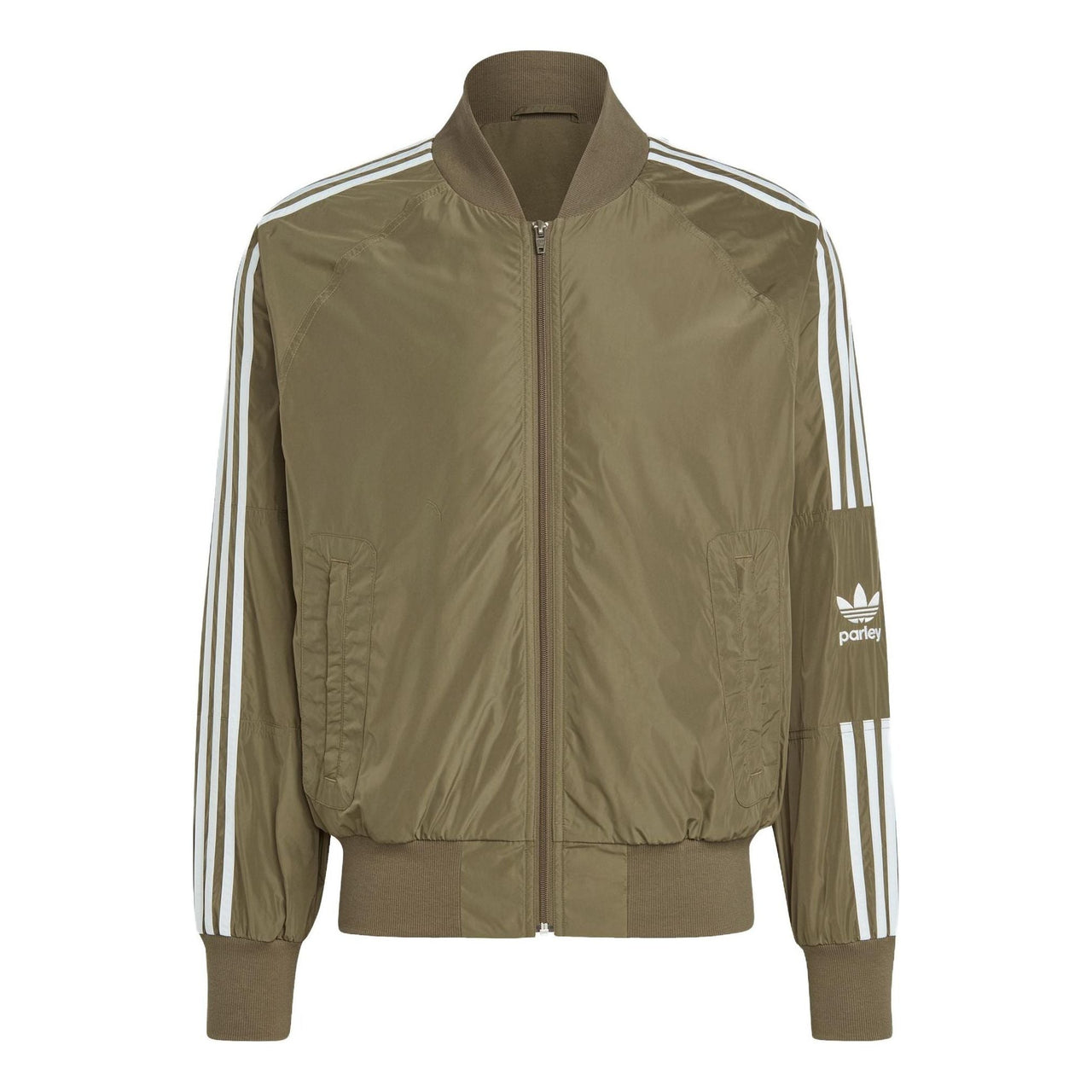 adidas Adicolor Parley Track Jacket Asia Sizing 'Olive' HS2089