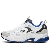 (WMNS) Skechers Stamina Sports Shoes White/Black/Blue 88888383-WBLU