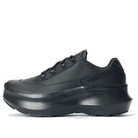 (WMNS) COMME des GARONS  SALOMON SR811 Leather Platform 'Black' 473579