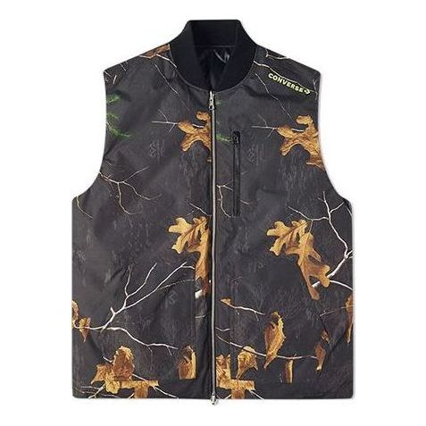 Converse Realtree Printed Reversible Down Vest Asia Sizing 'Black' 10019989A03