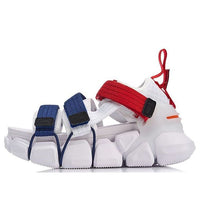 (WMNS) Li-Ning Mix 2 Platform Paris Fashion Week 'White Blue Red' AGLN252-1