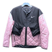 Nike Athleisure Casual Sports Running Stay Warm Jacket Black Pink CJ1460-516