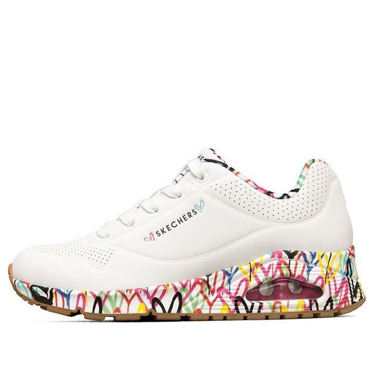 (WMNS) James Goldcrown x Skechers Uno Low Running Shoes White 155506-WHT