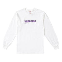 Supreme SS19 The Real Shit L/S Tee White SUP-SS19-256