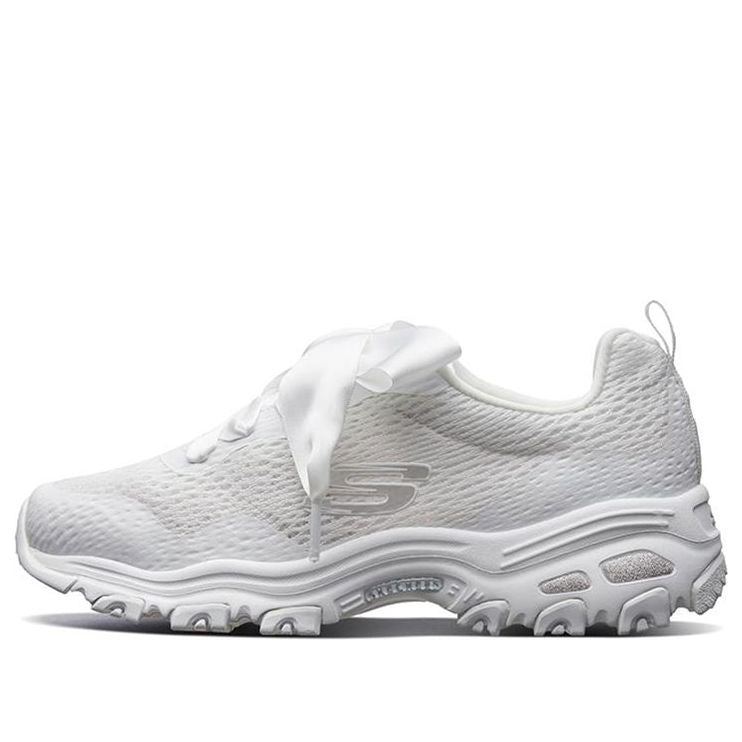 (WMNS) Skechers D'lites 1.0 GS White 66666196-WHT