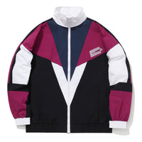 Li-Ning CF Series x Dunhuang Museum Crossover Colorblock Stand Collar Loose Jacket 'Blue' AJDQ448-2