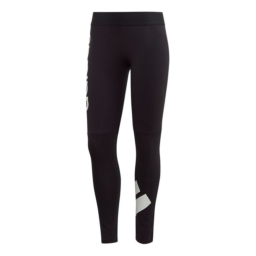 (WMNS) adidas Must Haves Colorblock 7/8 Tights Asia Sizing 'Black White' FI4620