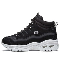 (WMNS) Skechers D Lites Energy Daddy Shoes Black 66666246-BLK
