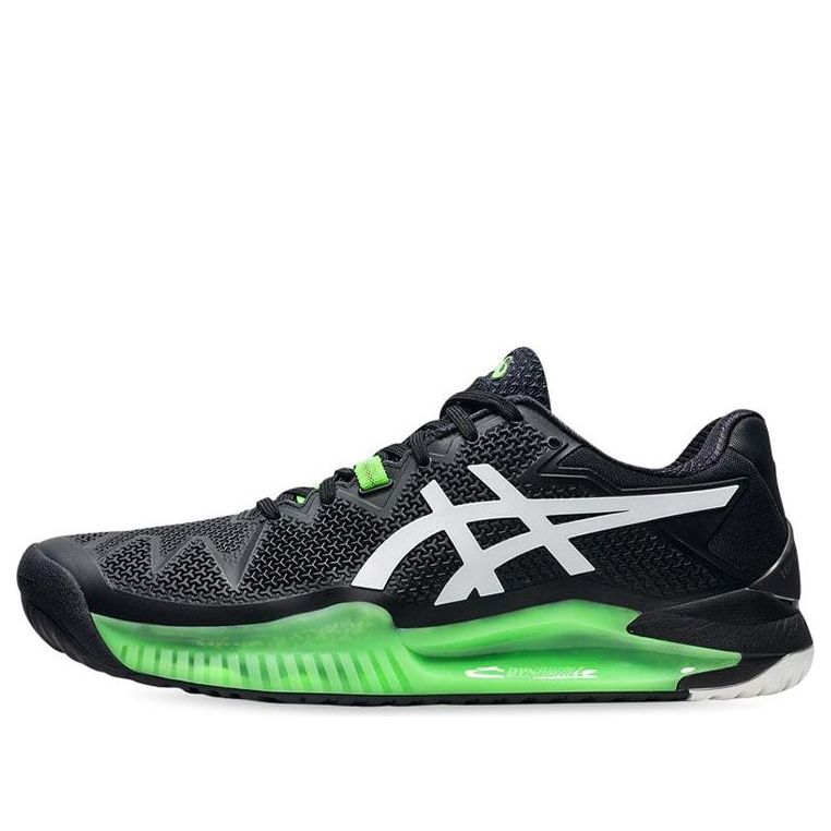 ASICS Gel-Resolution 8 'Black Green Gecko' 1041A079-003
