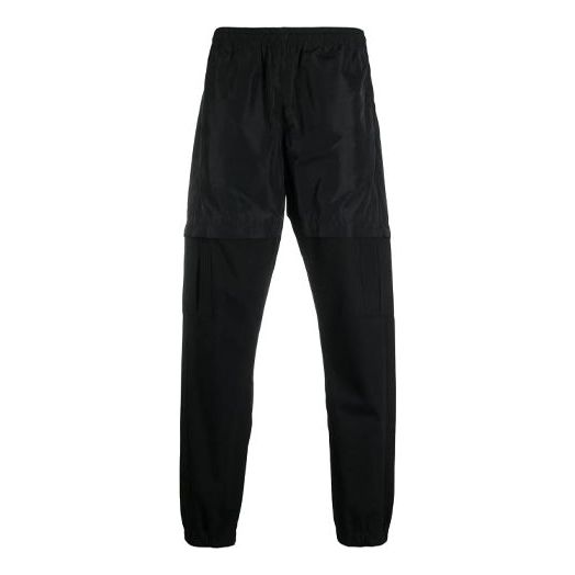 Off-White FW21 Solid Color Cargo Casual Long Pants Ordinary Version Black OMCF028F21FAB0011010