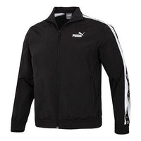 PUMA Blocking Tape Woven Jacket Black 536780-01