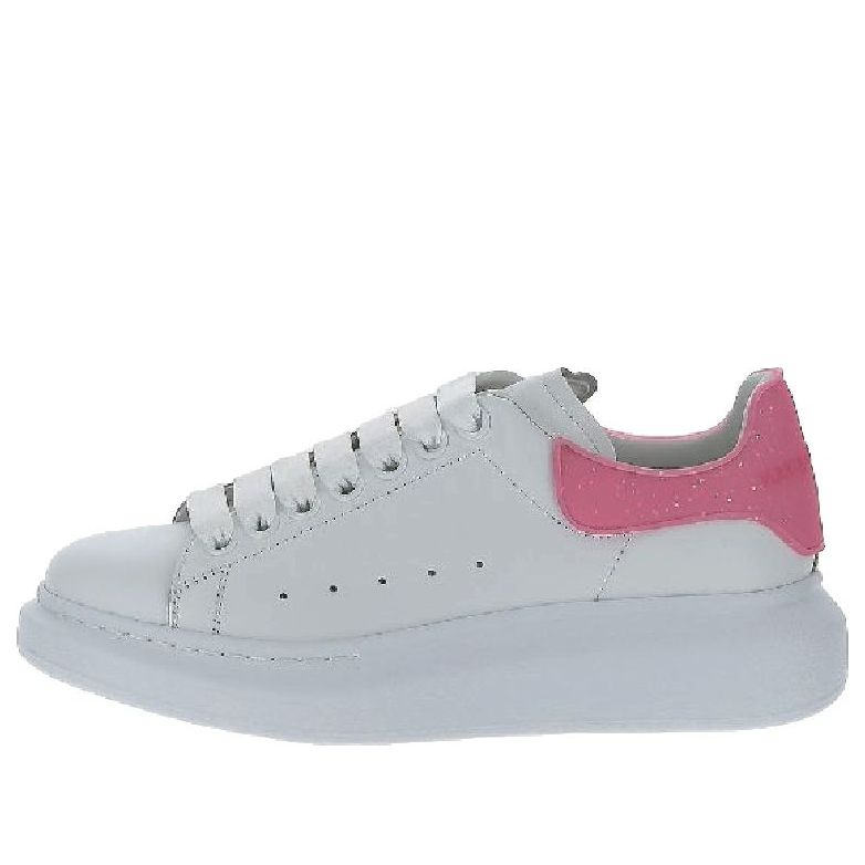 (WMNS) Alexander McQueen Oversized Sneakers 'White Bright Pink' 718157WIAF19753