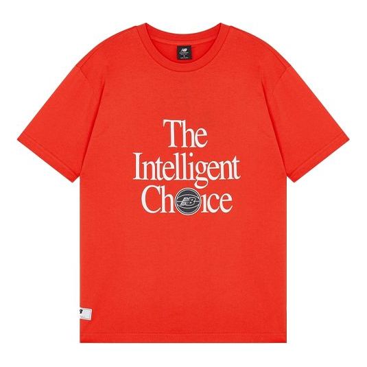 New Balance Hoops Essential T-shirt Asia Sizing 'Energy Red' MT13586-ENR