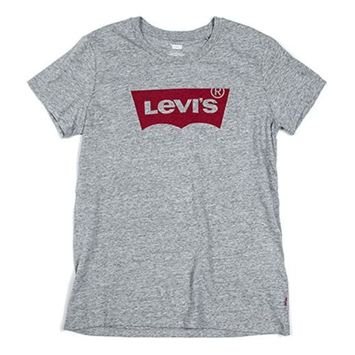 Levis Basic Red logo Short Sleeve Gray 17369-0467